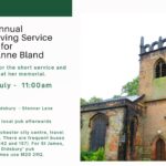 Lady Ann Bland Memorial Service at St James Church Didsbury